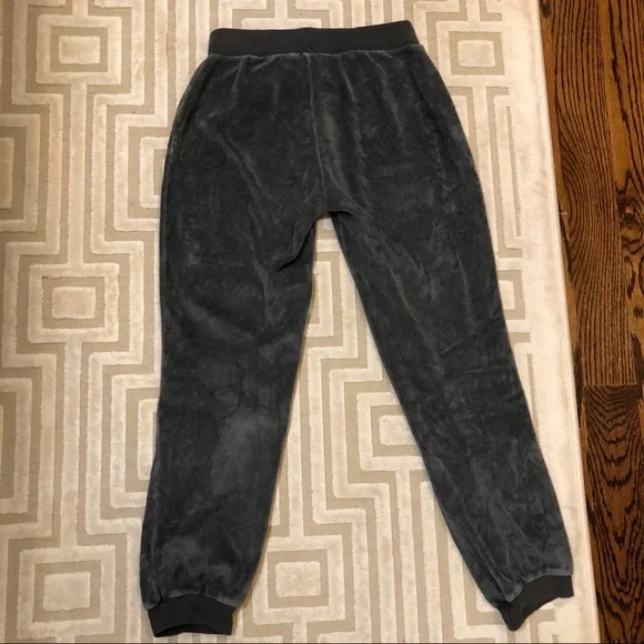 GREY Velour Joggers - Picture 4 of 4
